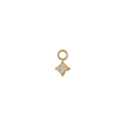 métier / dala gemstone plaque charm - single