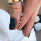 métier / mini bezel-set marquise gemstone stud earring - single