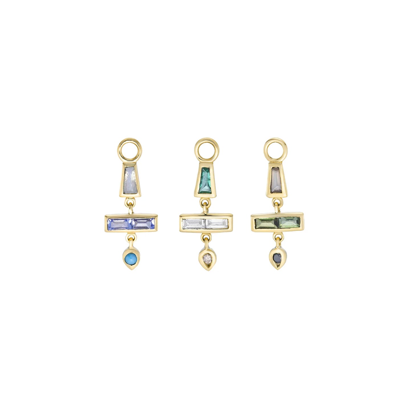 métier / az gemstone totem plaque charm - single