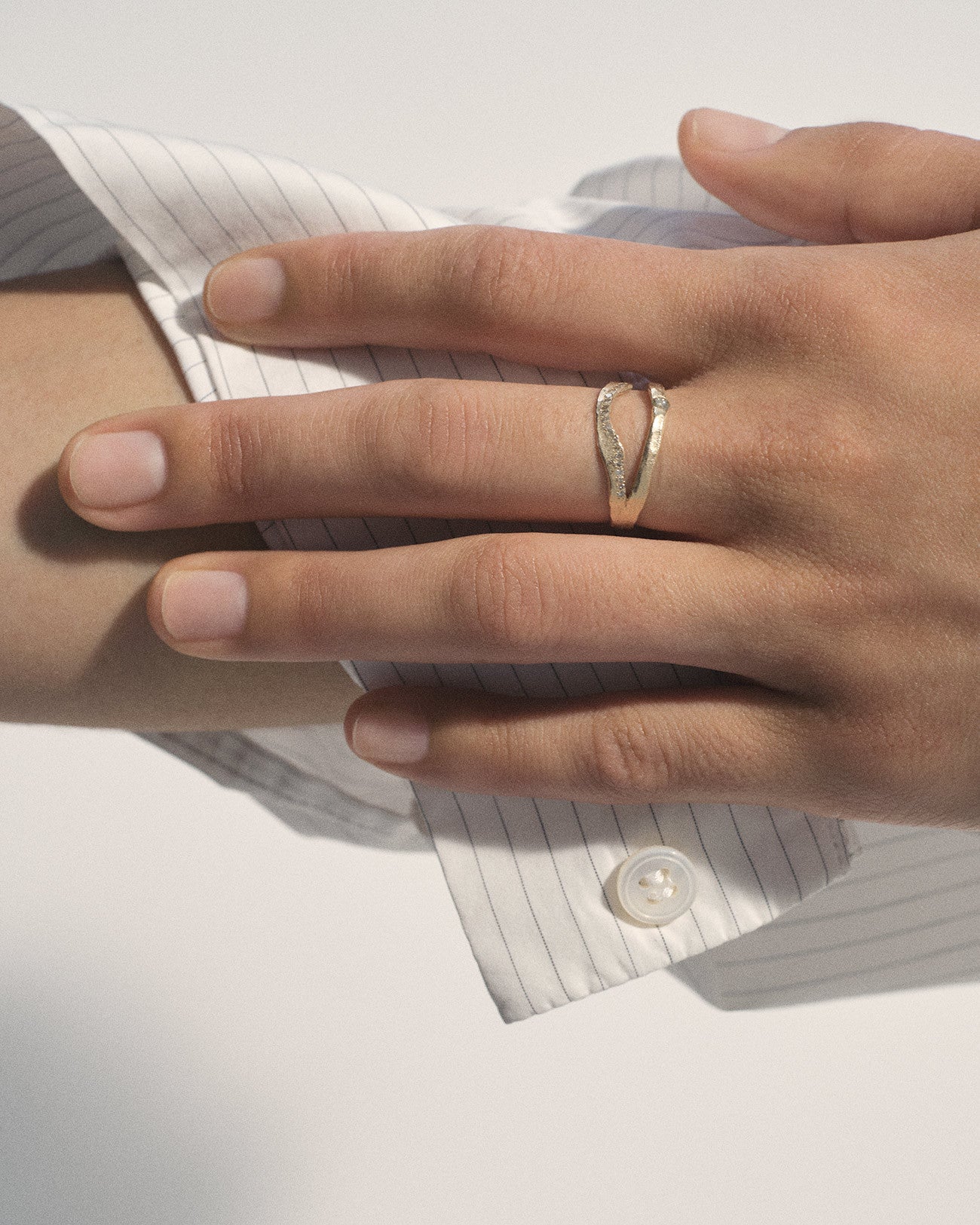 noor n°1 ring - natural diamond