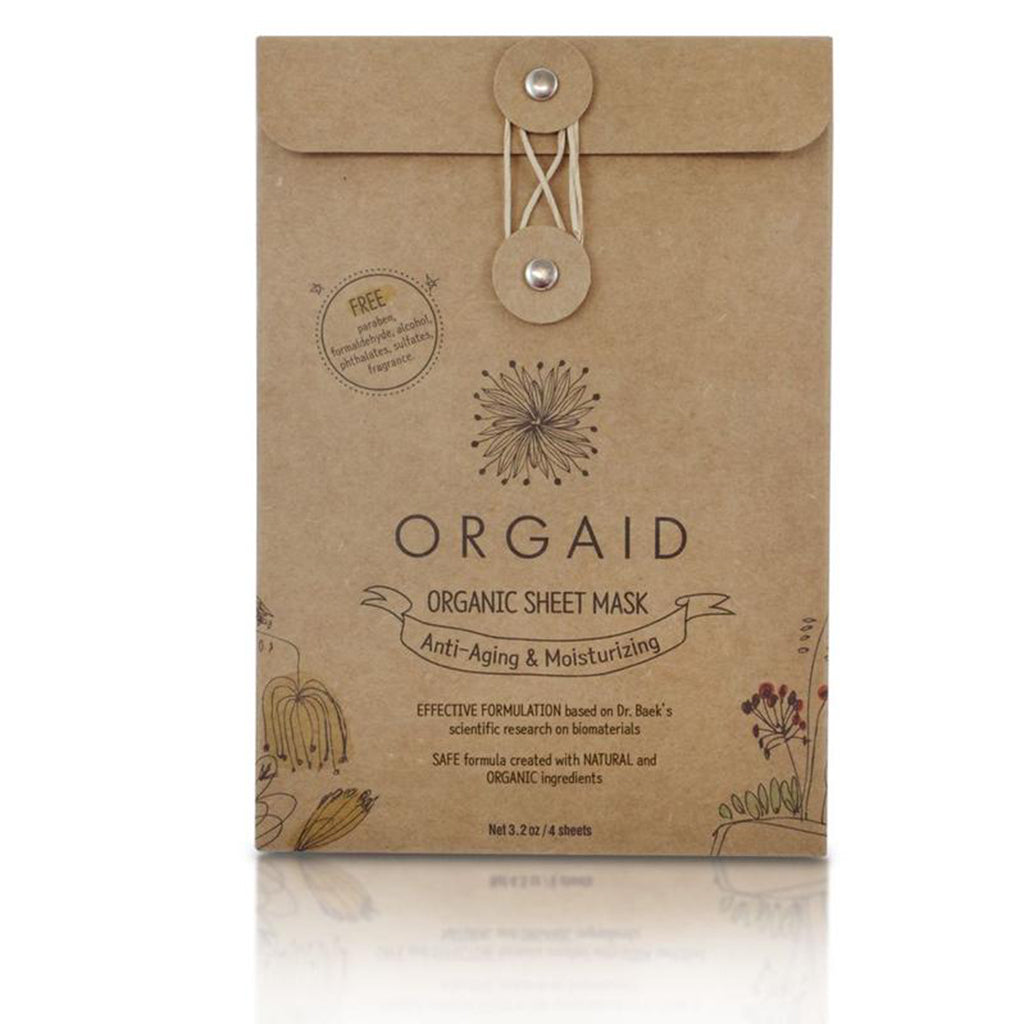 orgaid / organic sheet mask - anti-aging & moisturizing