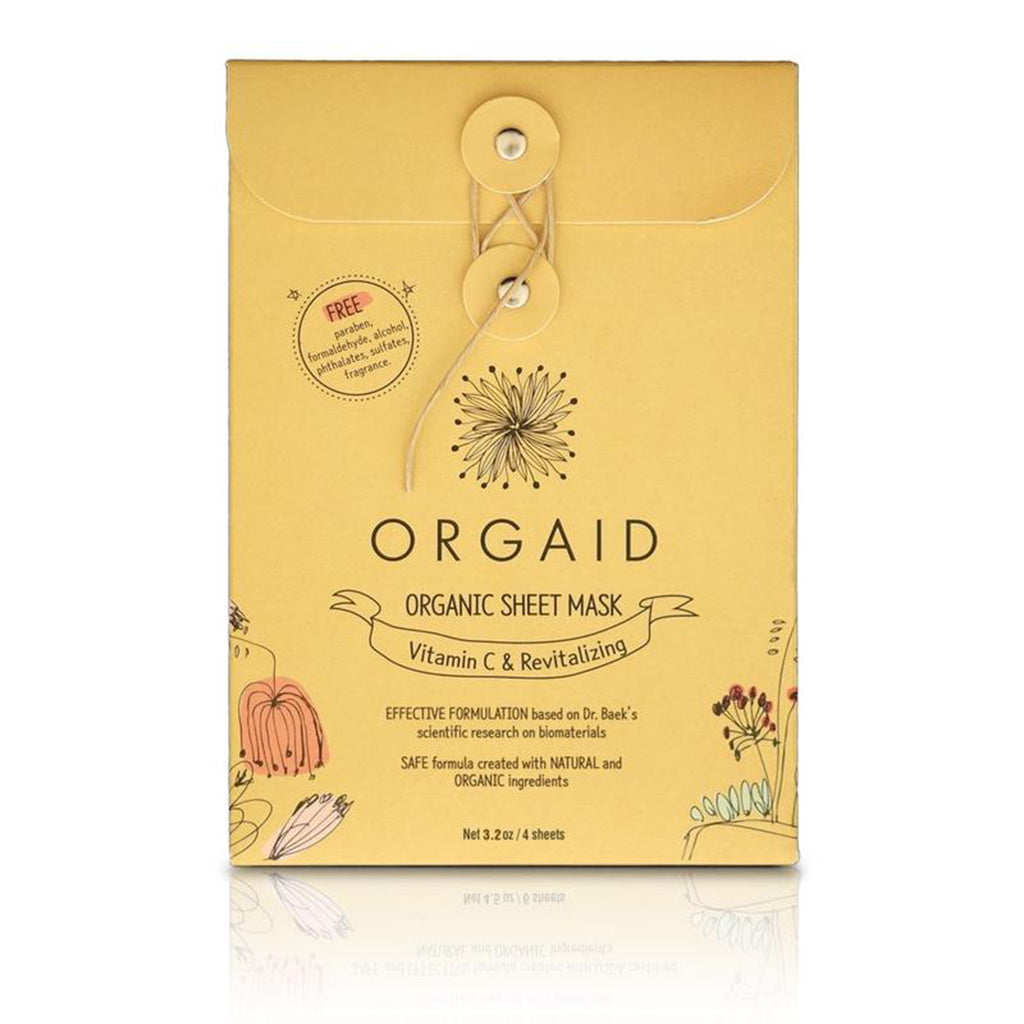 orgaid / organic sheet mask - vitamin c & revitalizing