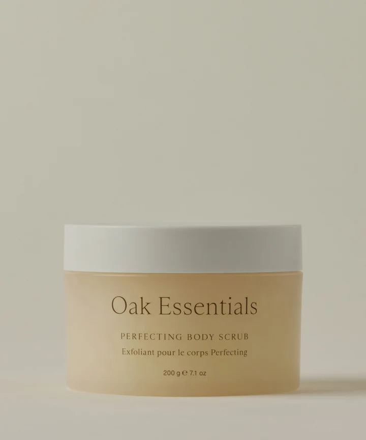 oak essentials / perfecting body scrub