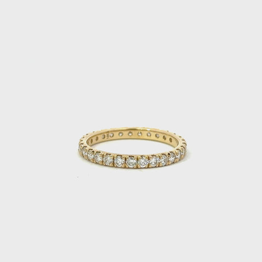 artemis eternity band - natural diamond