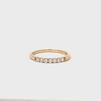 clio ring band - grown diamond