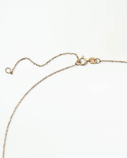 wwake / three-step necklace - sapphire
