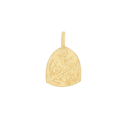 flower pendant charm - aster (september)