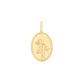 flower pendant charm - snowdrop (january)