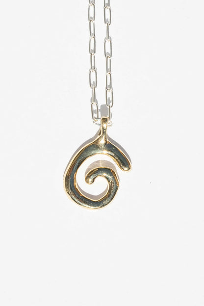 swirl necklace