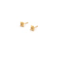 tiny north star stud earrings
