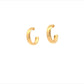 perfect little post hoop earrings