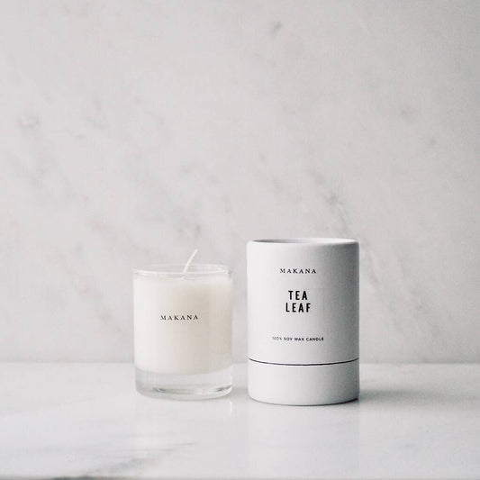 makana / candle - tea leaf