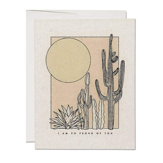 desert sunrise card