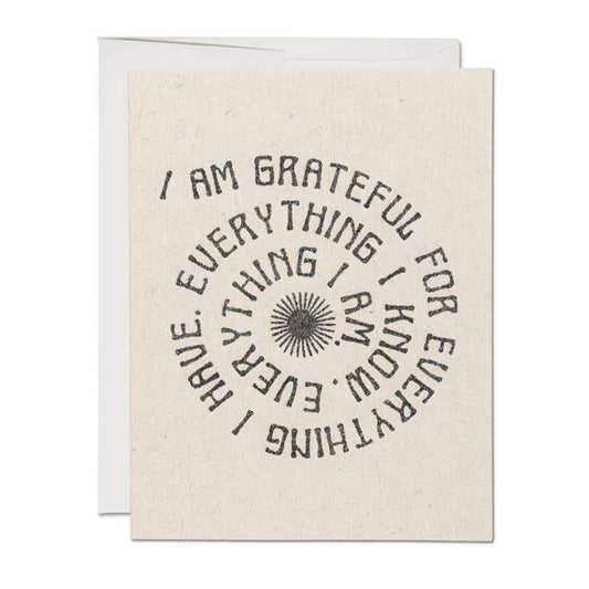 grateful for everything card