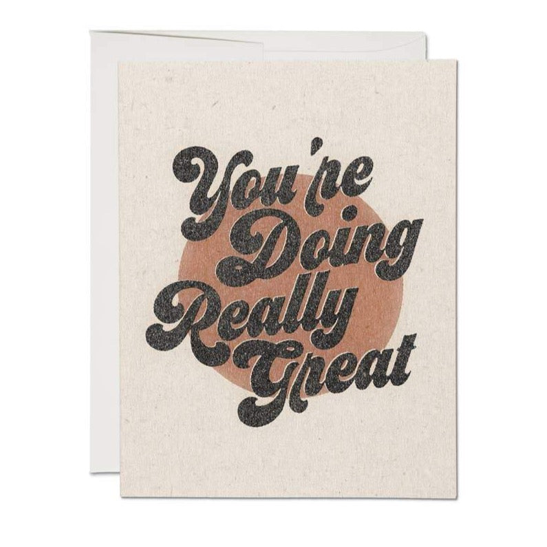 you're doing great card