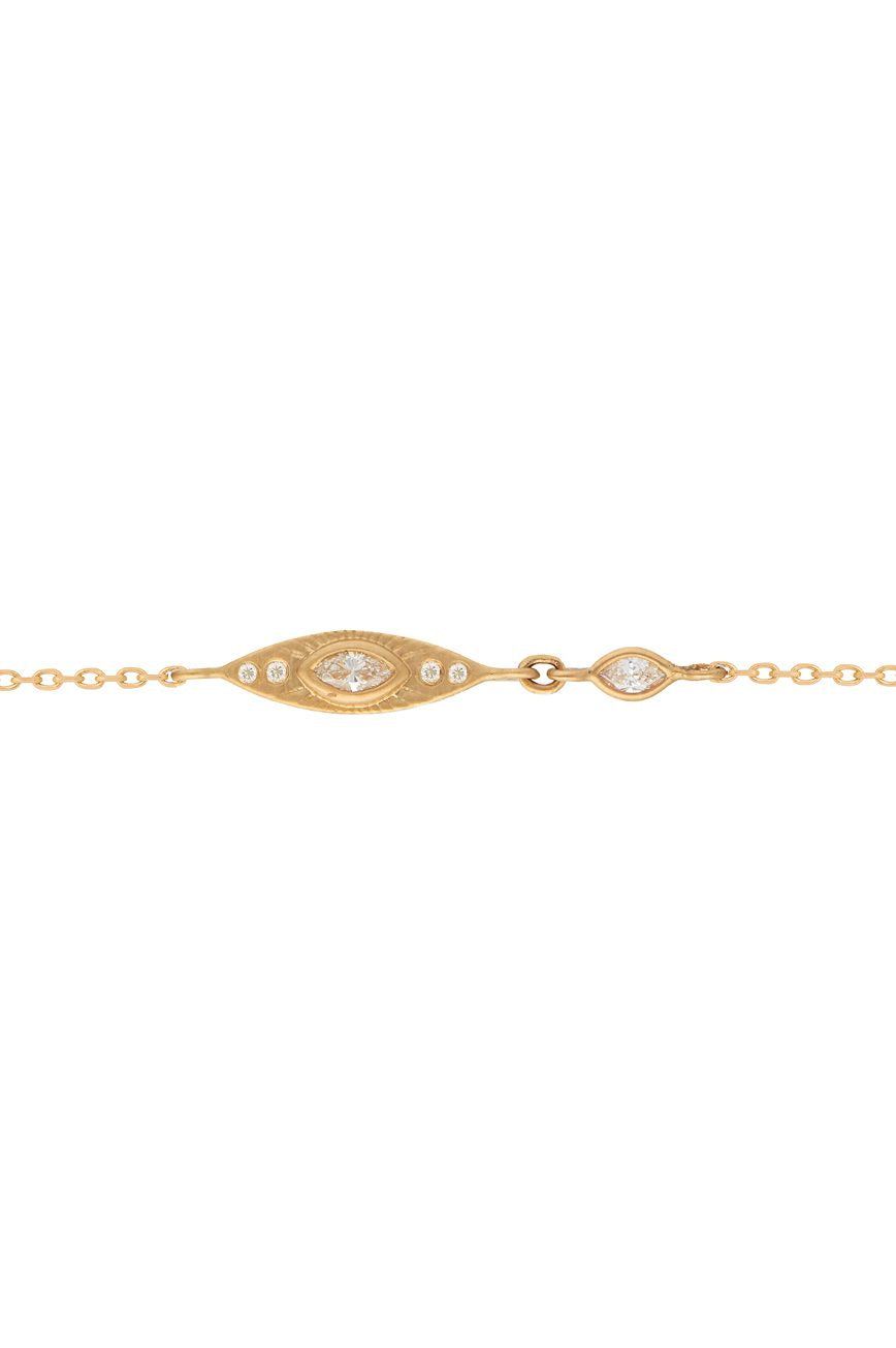 sun eye diamond bracelet