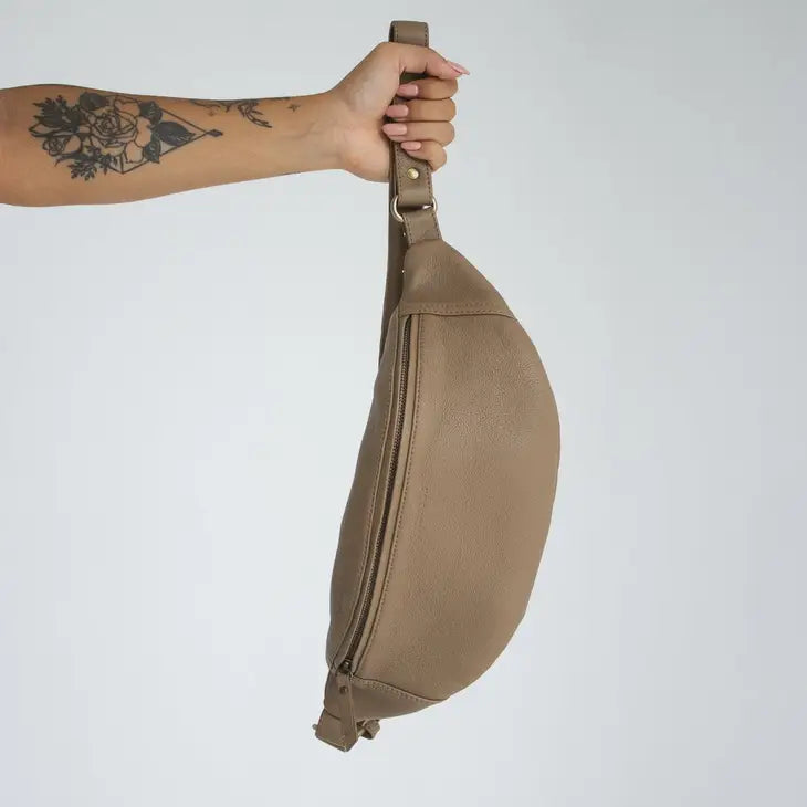 atlas fanny pack - taupe