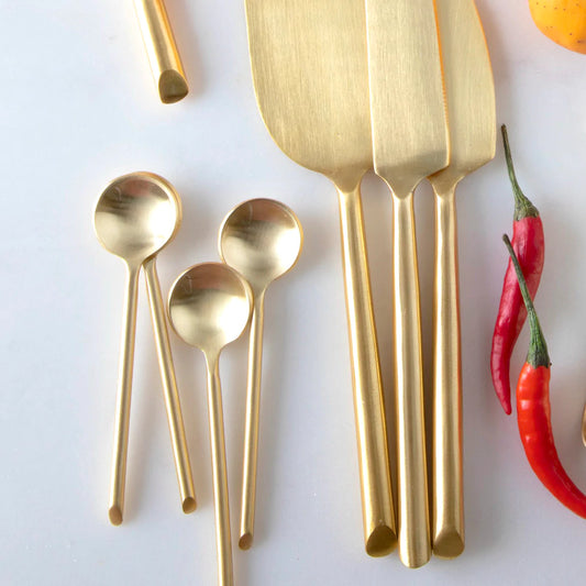 thin gold spoon - mini