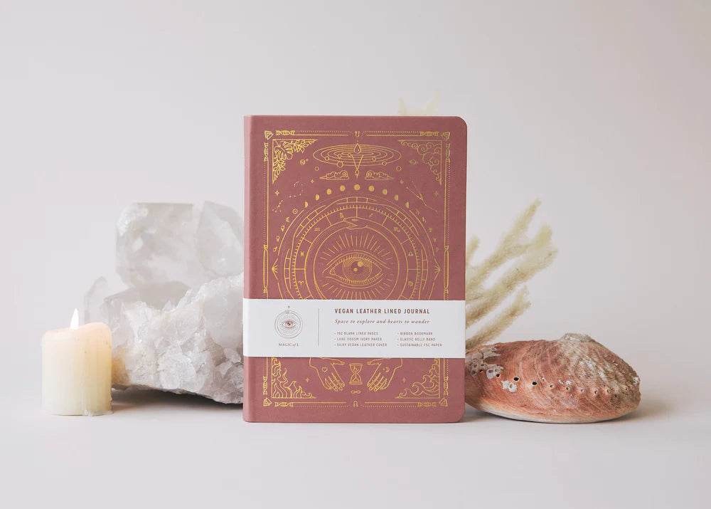 magic of i / vegan leather lined journal
