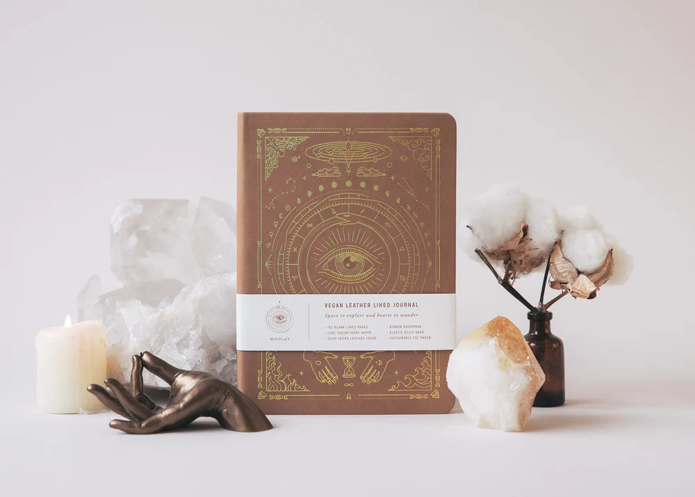magic of i / vegan leather lined journal