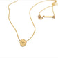 little star plate necklace
