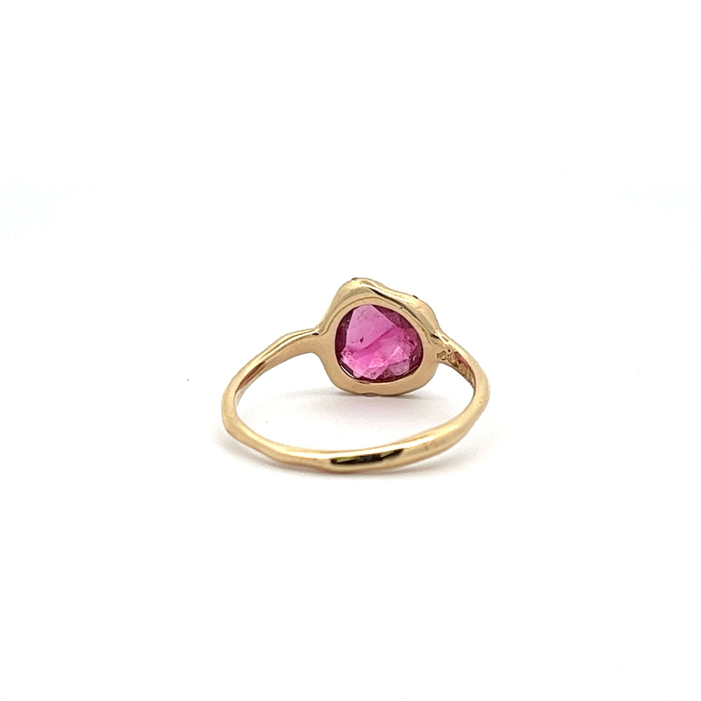cosmic light ring - pink tourmaline