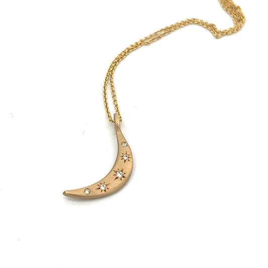 moon & stars necklace