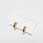 perfect little post hoop earrings