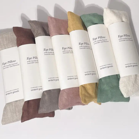 linen eye pillow