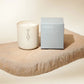 minot / large candle - cerulean tide