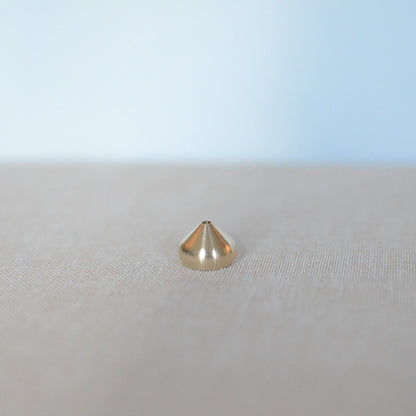 brass incense holder - medium water drop