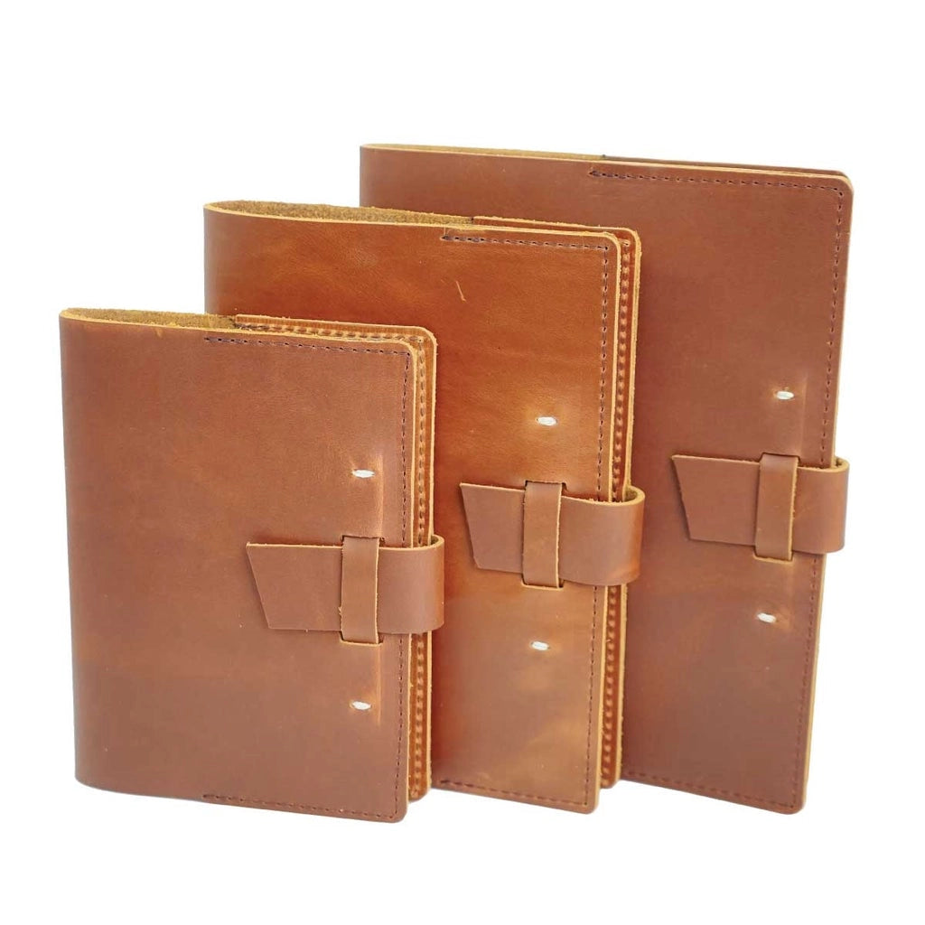 switchback leather notebook