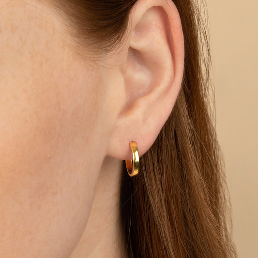 kari semi hoop earrings