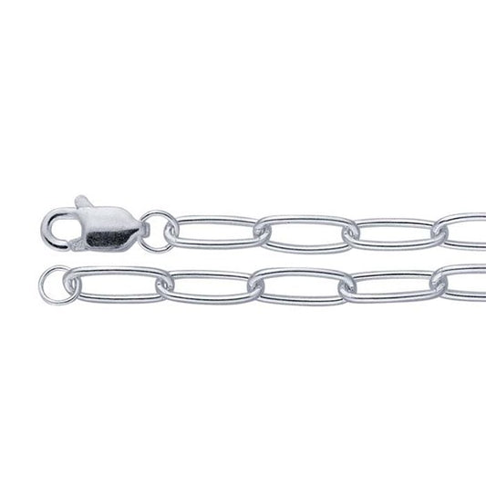 chain necklace / paperclip - 2.9mm