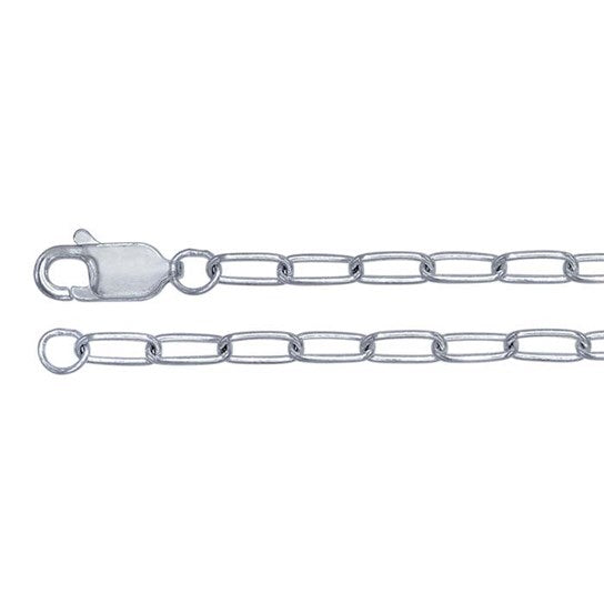 chain necklace / paperclip - 2.6mm