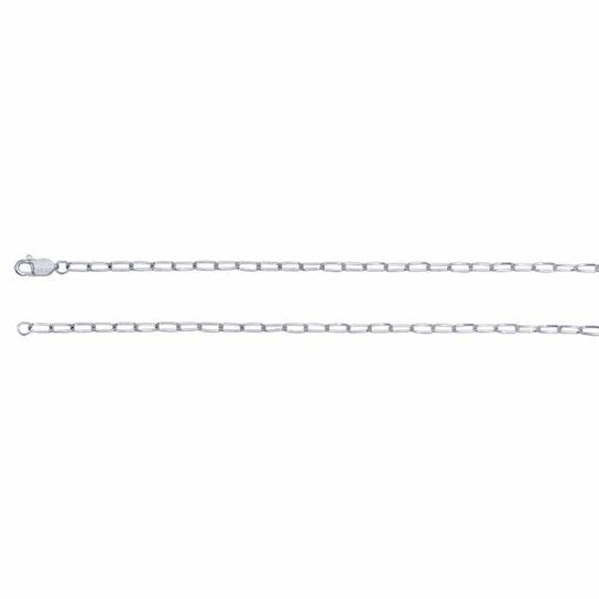 chain necklace / paperclip - 2.6mm