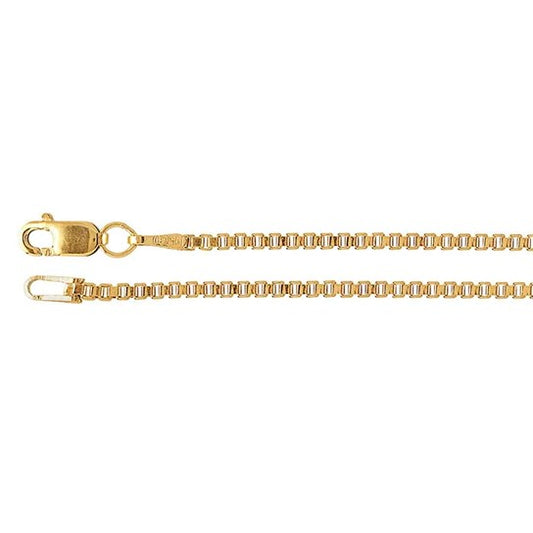 chain necklace / box - 1.5mm