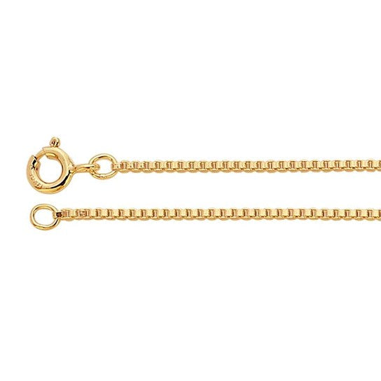 chain necklace / box - 1.2mm