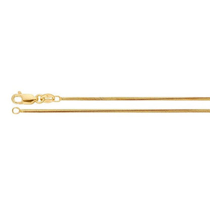 chain necklace / snake - 1.2mm