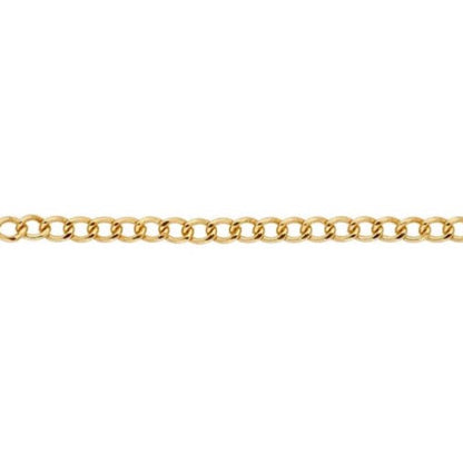 chain bracelet / curb - 4.3mm