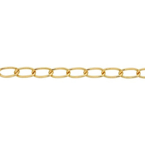 chain bracelet / twist oval cable - 6mm