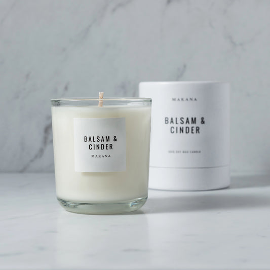 makana / candle - balsam & cinder