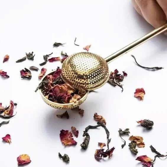 gold ball tea infuser