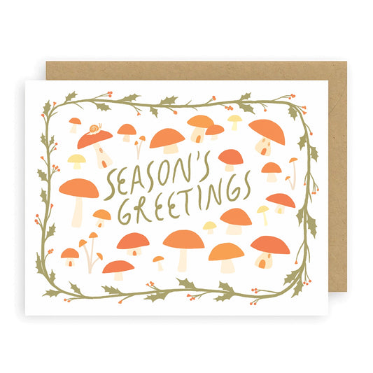 mushroom season card