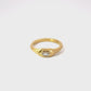 nolita step-cut diamond signet ring