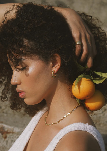 sorella hoop earrings