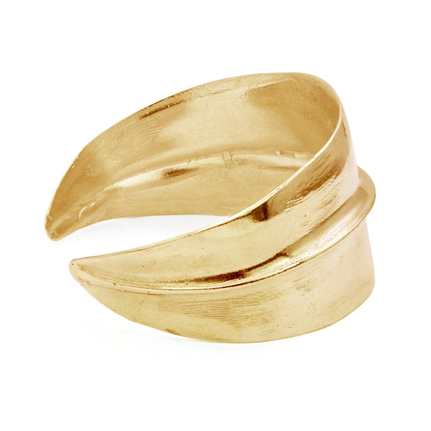 wide ridge cuff bracelet