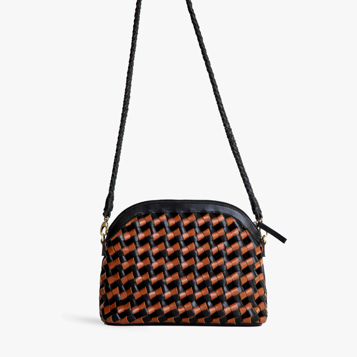 bembien / carmen bag - two-tone sienna & black