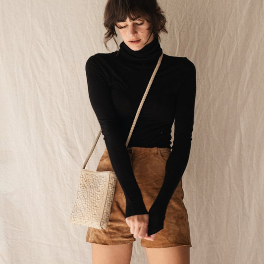 bembien / porta crossbody - cream