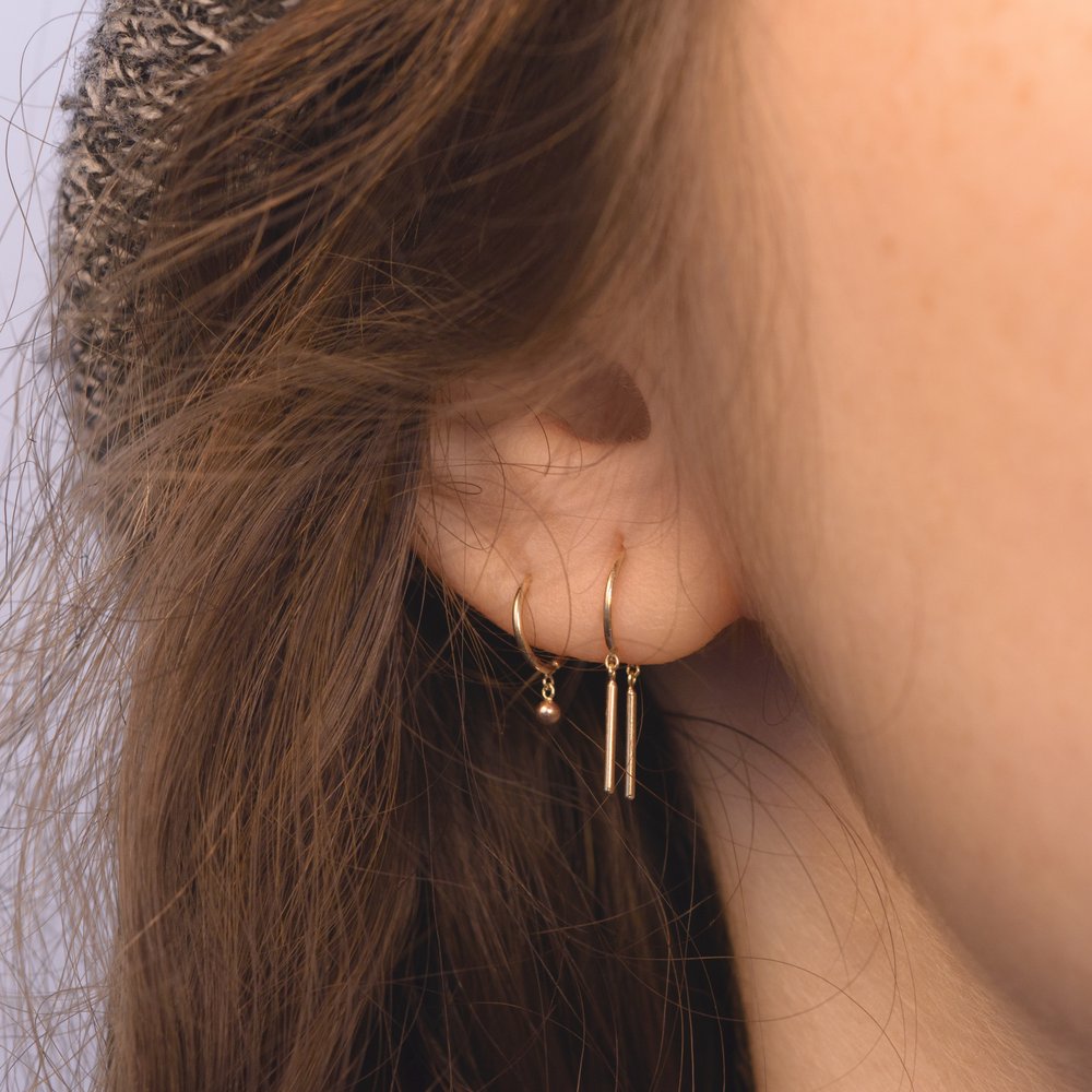 jack + g / baby chime earring - single